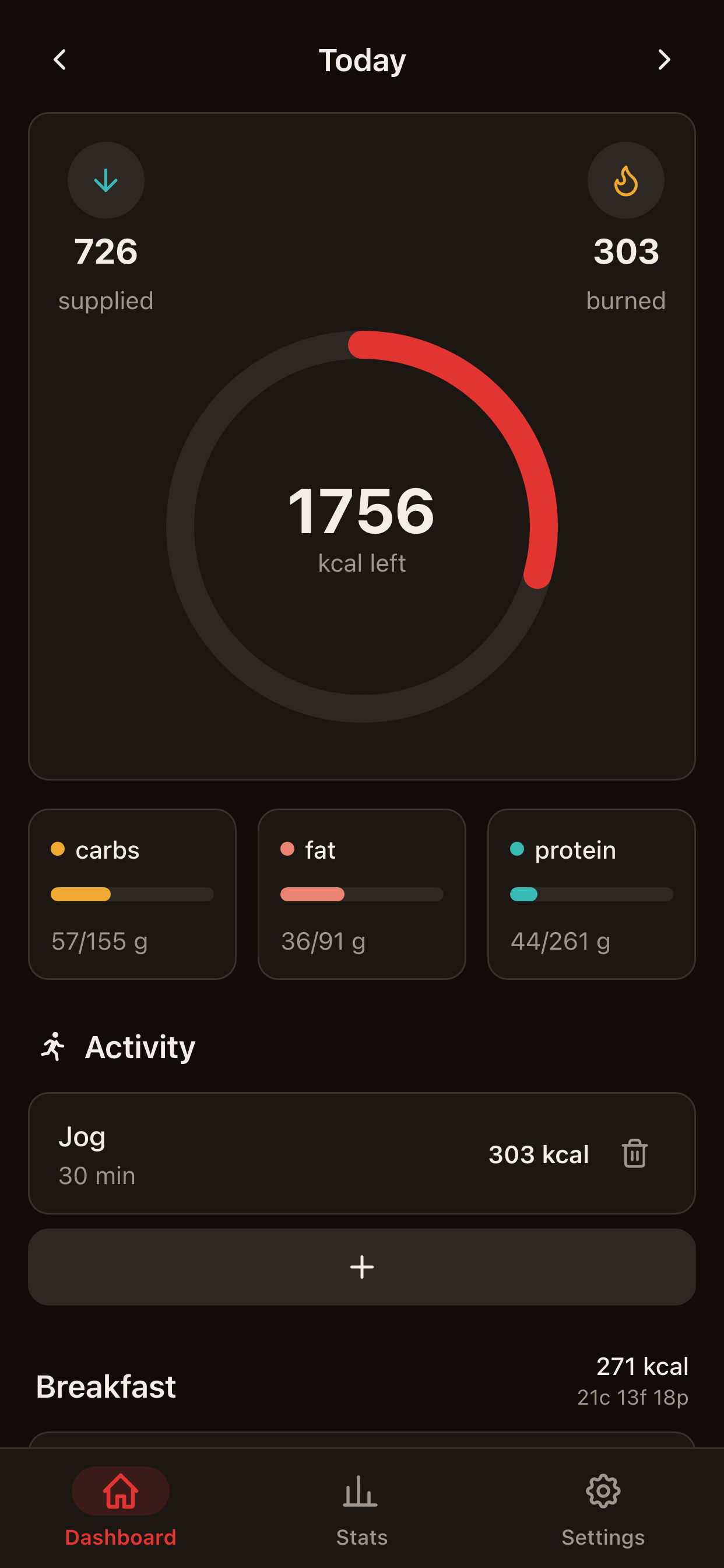 Calcifer Dashboard preview